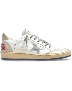 Golden Goose "Ball Star" Sports Shoes - White