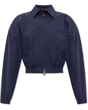 Alexander Wang Short Jacket With Collar - Blue