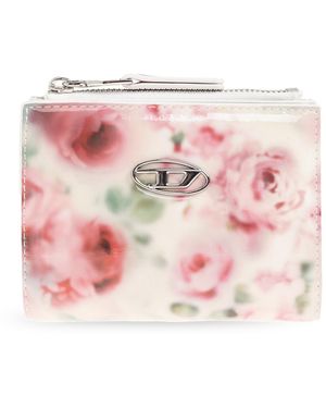 DIESEL 'Play Play Bi-Fold Zip Ii' Wallet - Pink
