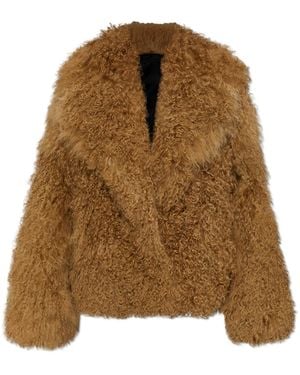 Stand Studio 'West' Fur Coat - Brown
