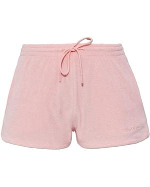Hunza G Terry Cotton Shorts - Pink