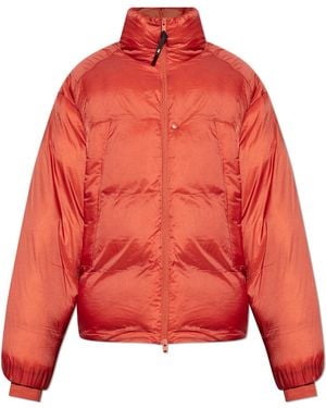 Y-3 Down Jacket With A Pattern - Red