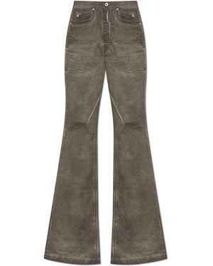 Rick Owens Flared-Leg Jeans - Grey