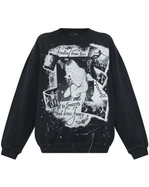 Dolce & Gabbana Sweatshirt With Print - Black