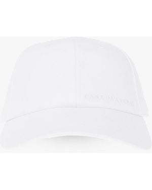 Canada Goose Baseball Cap With Logo - White