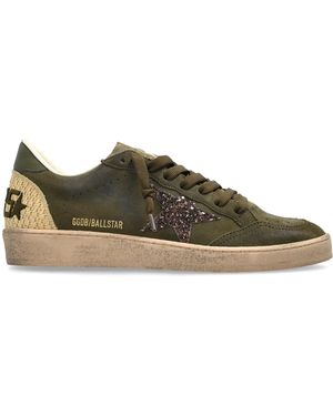 Golden Goose 'Ball Star' Sports Shoes - Green