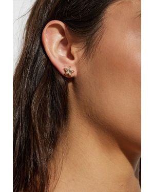 Jimmy Choo Star-Shaped Earrings - Brown