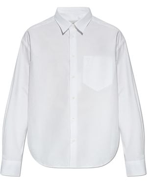Ami Paris Shirt With Logo - White