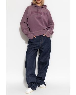 DSquared² Sweatshirt With Logo - Blue