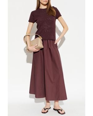 By Malene Birger T-Shirt 'Brit' - Red