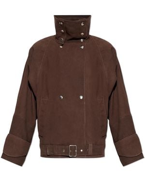 IRO Suede Jacket "Melior" - Brown