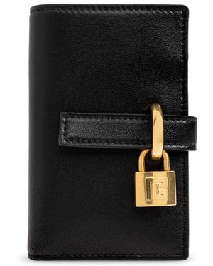 Balmain Leather Wallet - Black
