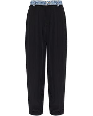 Alexander Wang Pleated Pants - Black