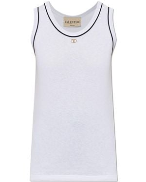 Valentino Garavani Top With Application - White
