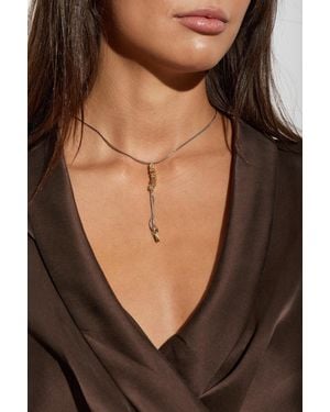 COACH Necklace With Pendant - Black