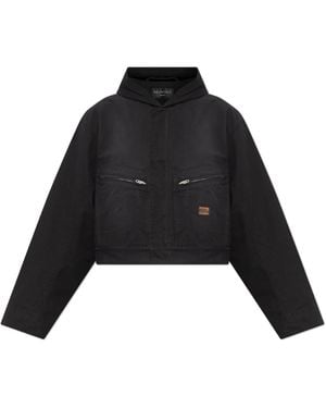 Balenciaga Hooded Jacket - Black
