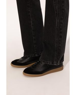 Isabel Marant 'Bryce' Leather Sneakers - Black