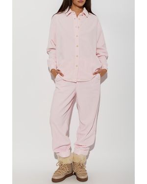 American Vintage Corduroy Shirt - Pink