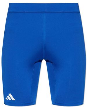adidas Originals Short Leggings From The Adizero Collection - Blue