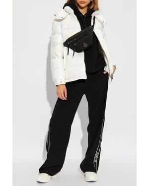 Moncler Pants With Side Stripes - Black