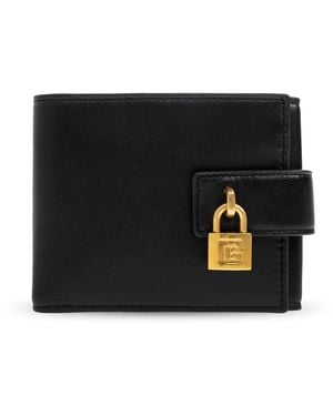 Balmain Leather Wallet - Black