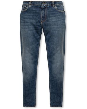 Dolce & Gabbana Jeans With Logo - Blue