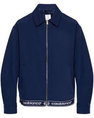 CASABLANCA Jacket With Logo - Blue