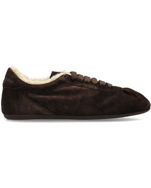 Dolce & Gabbana Suede Sports Shoes - Black