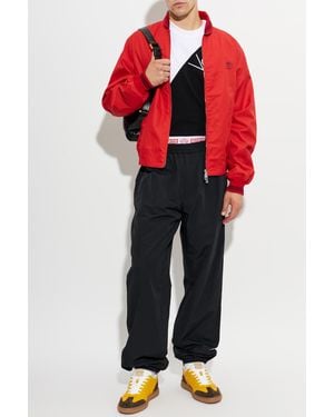 Versace T-Shirt With Logo - Red