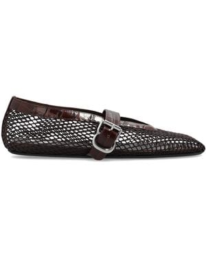 Alaïa Mary Jane Flats - Black