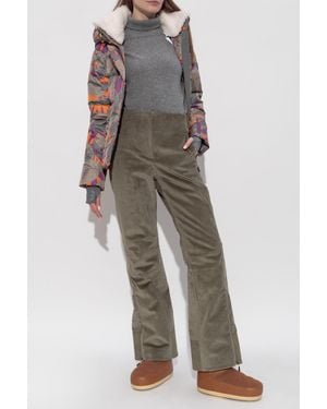 Sease Ribbed Ski Pants "Akuna" - Green