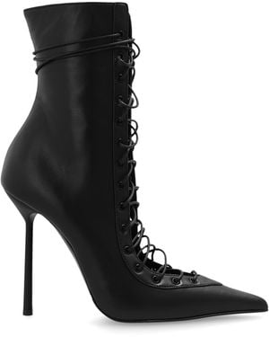 Le Silla Heeled Ankle Boots 'Colette' - Black