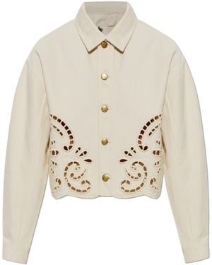 Ulla Johnson 'Bobbi' Denim Jacket - Natural