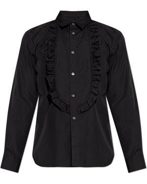 Comme des Garçons Shirt With Jabot - Black