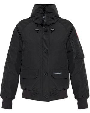 Canada Goose Down Jacket With Hood - Black