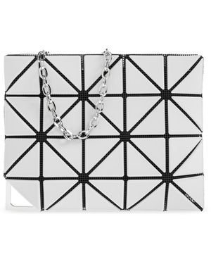 Issey Miyake Wallet With A Geometric Pattern - White