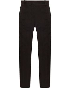 Studio Nicholson Wool Pants 'Quarte' - Black