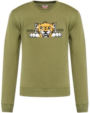 KENZO Sweatshirt With Logo - Green