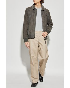 AllSaints Leather Jacket - Natural