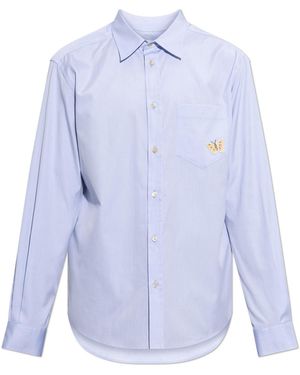 Valentino Garavani Shirt With Pocket - Blue