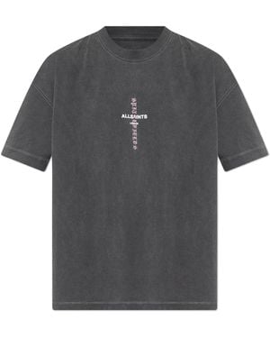 AllSaints T-Shirt "Knox" - Grey