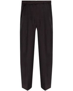 Lemaire Pleated Trousers - Black
