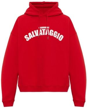 DSquared² Logo Sweatshirt - Red