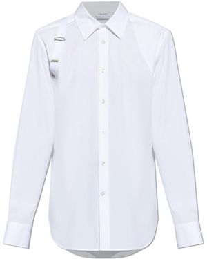 McQueen Shirt With Applique - White