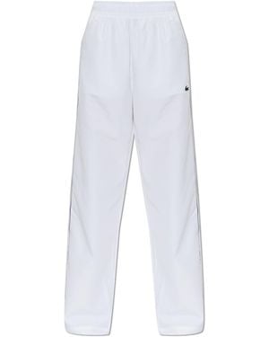 Lacoste Loose-Fit Pants - White