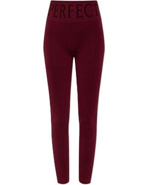 Perfect Moment Seamless Thermoactive Leggings - Red