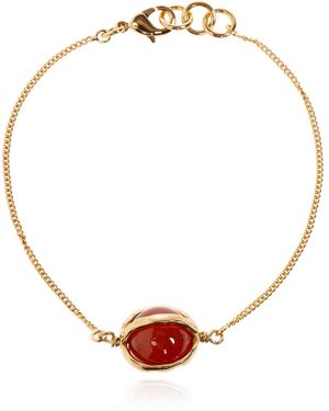 Jil Sander Bracelet With Pendant - White