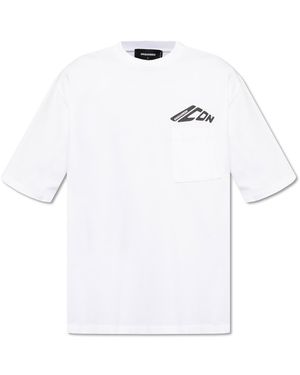 DSquared² T-Shirt With Logo - White