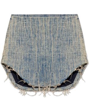 DIESEL Denim Skirt 'De-Ada-S' - Grey