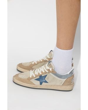 Golden Goose 'Ball Star Double Upper' Sports Shoes - White